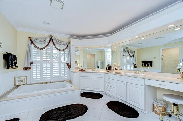 a large kitchen with a lot of cabinets