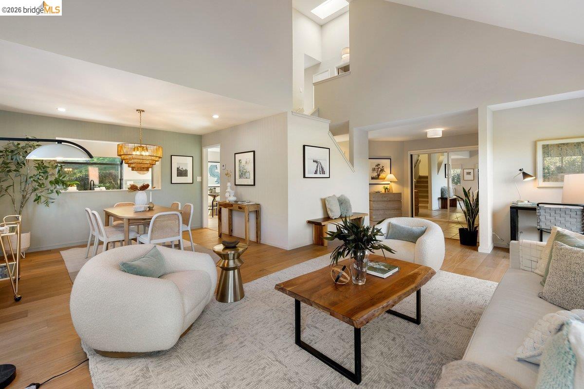 320 Corte Gabriel Moraga, CA 94556 - Photo 9 of 33 a living room with furniture and wooden floor