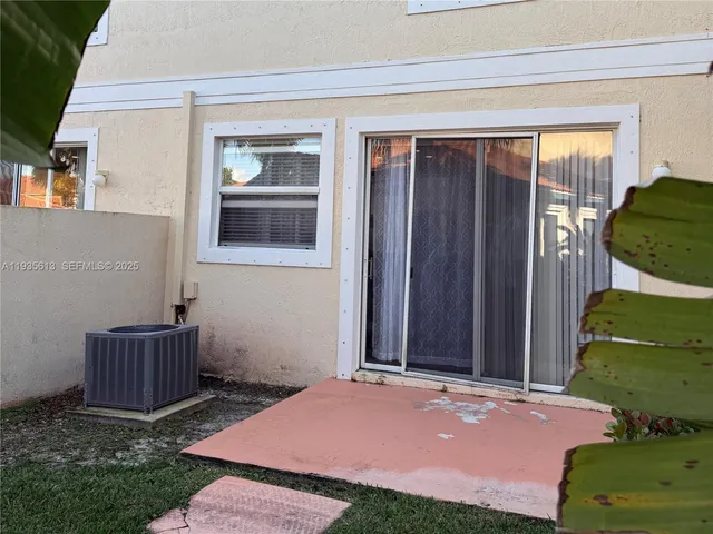 a backyard of a house