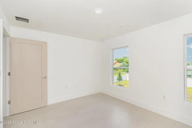 a view of hallway with window