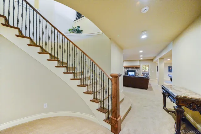 a view of entryway and hall