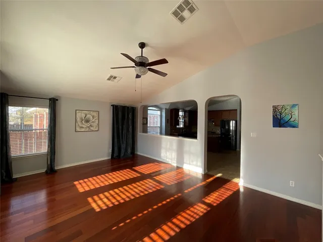 a very nice looking room with a large window