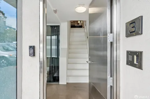 a view of elevator