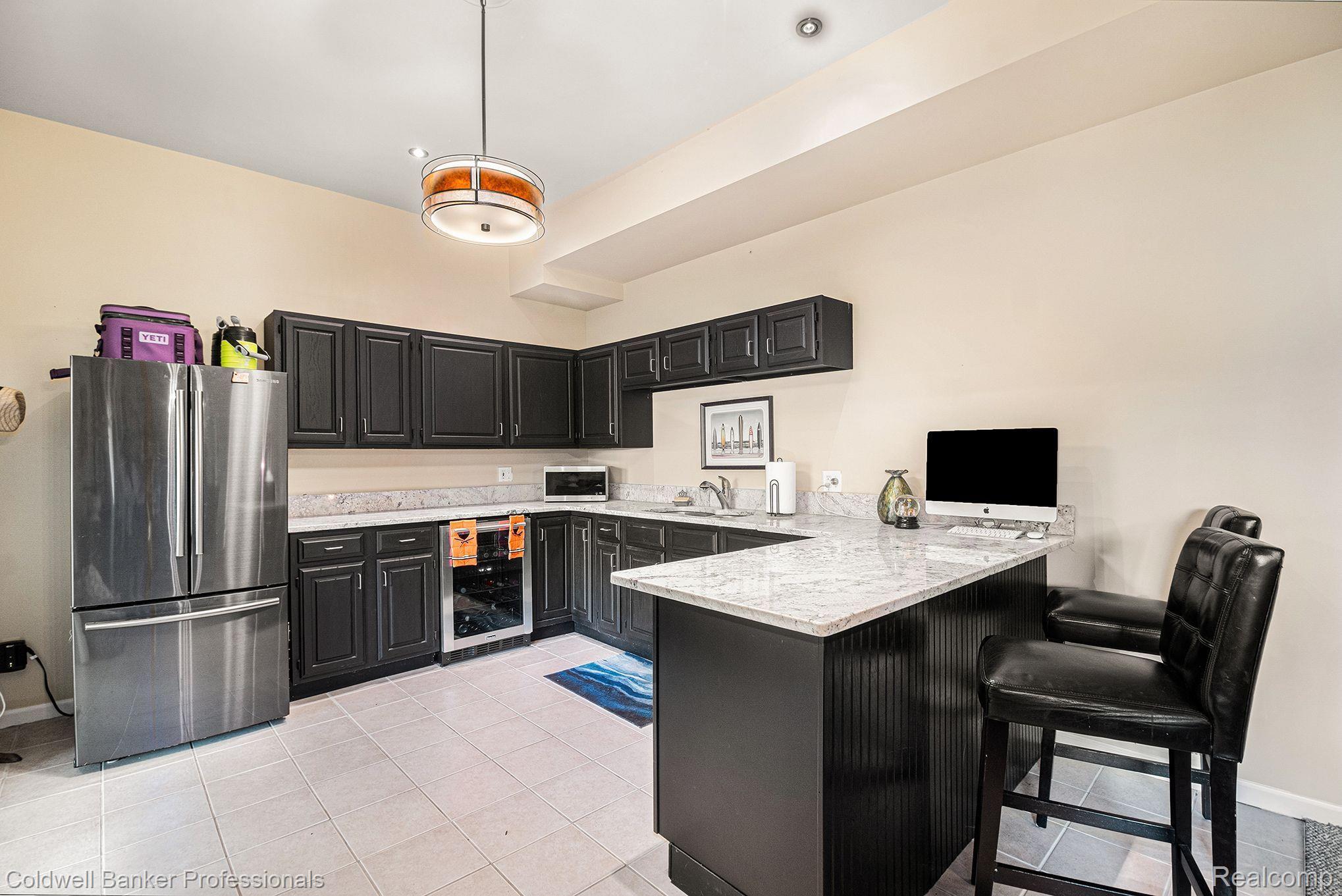 3396 Benstein Road Commerce Township, MI 48382 - Photo 18 of 34 Lower Level Wet Bar
