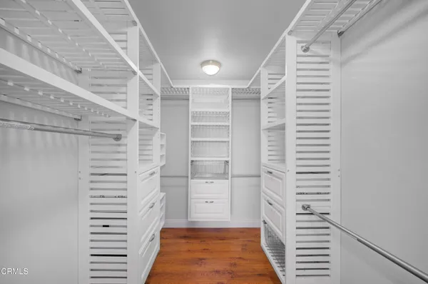 a view of walk in closet