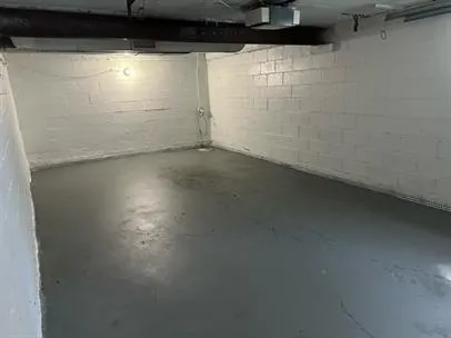 a view of a room with an empty space