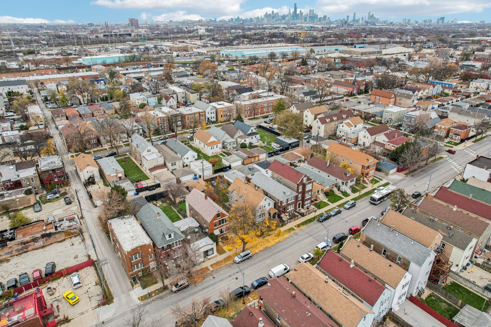 3140 West Pershing Road Chicago, IL 60632 - Photo 57 of 65 an aerial view of a city with streets and houses