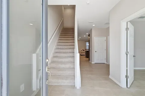 a view of a bathroom with a toilet