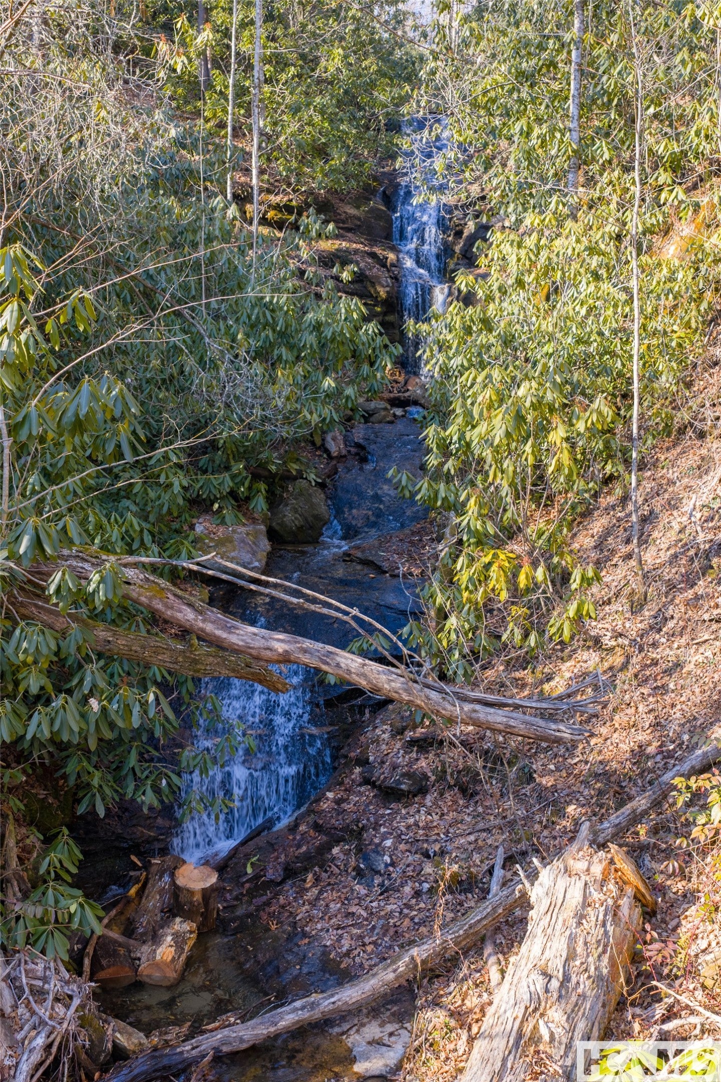 53 Cullowhee Forest Road Cullowhee, NC 28723 - Photo 8 of 41 On-property waterfall