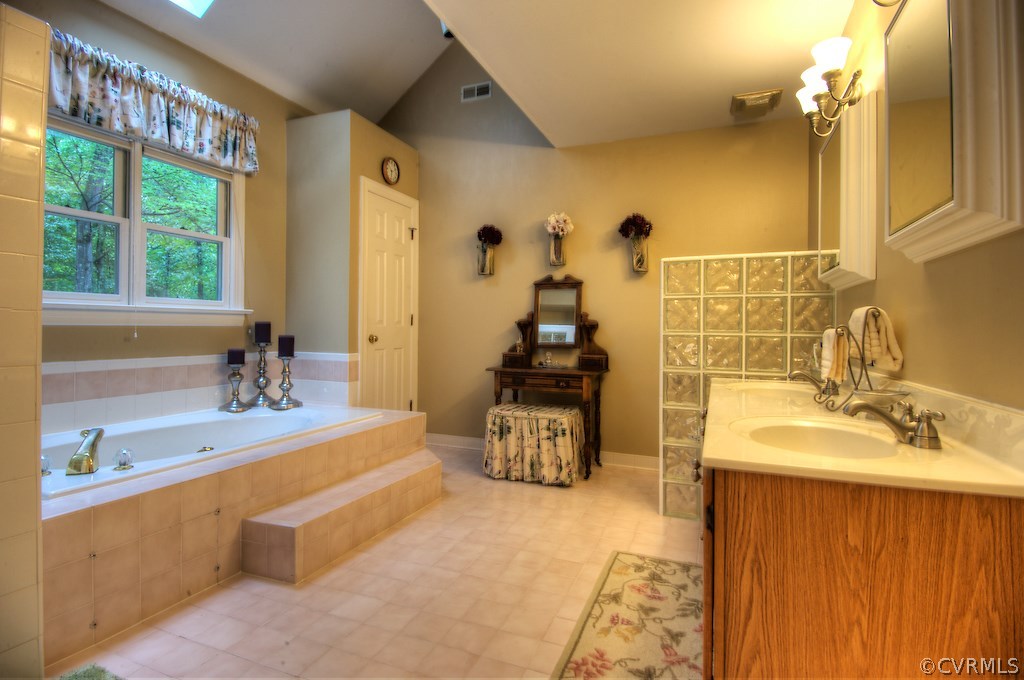 5911 Watch Harbour Road Midlothian, VA 23112 - Photo 13 of 24 Spa-like Master Bath with jetted tub, separate sho