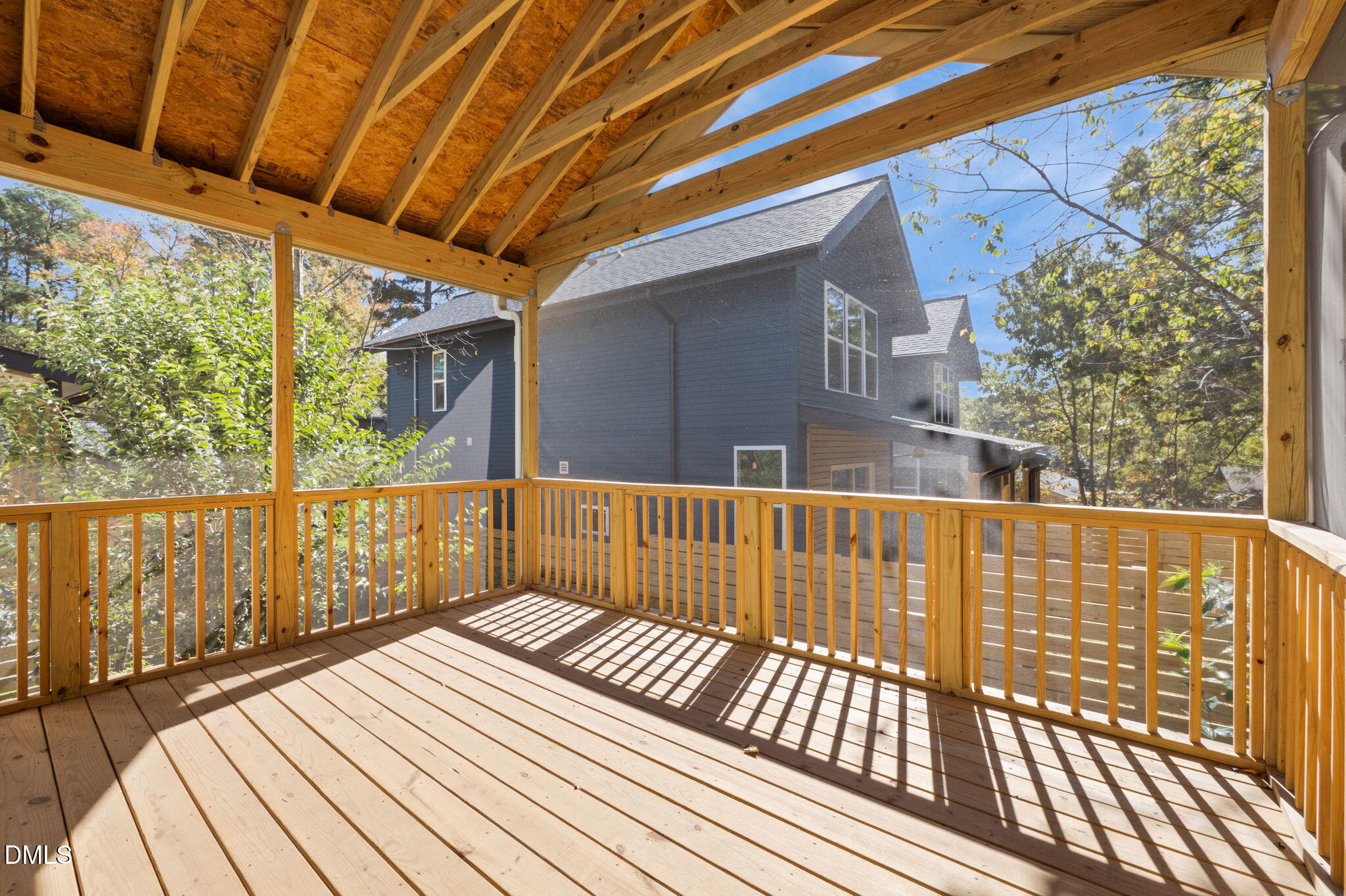 303 Clark Street Durham, NC 27701 - Photo 13 of 30 a view of balcony with wooden floor