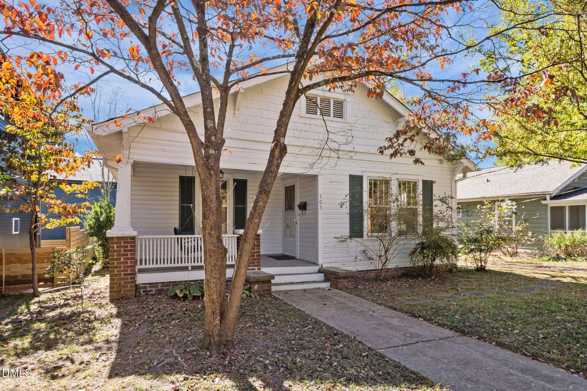 303 Clark Street Durham, NC 27701 - Photo 2 of 30 a front view of a house with garden