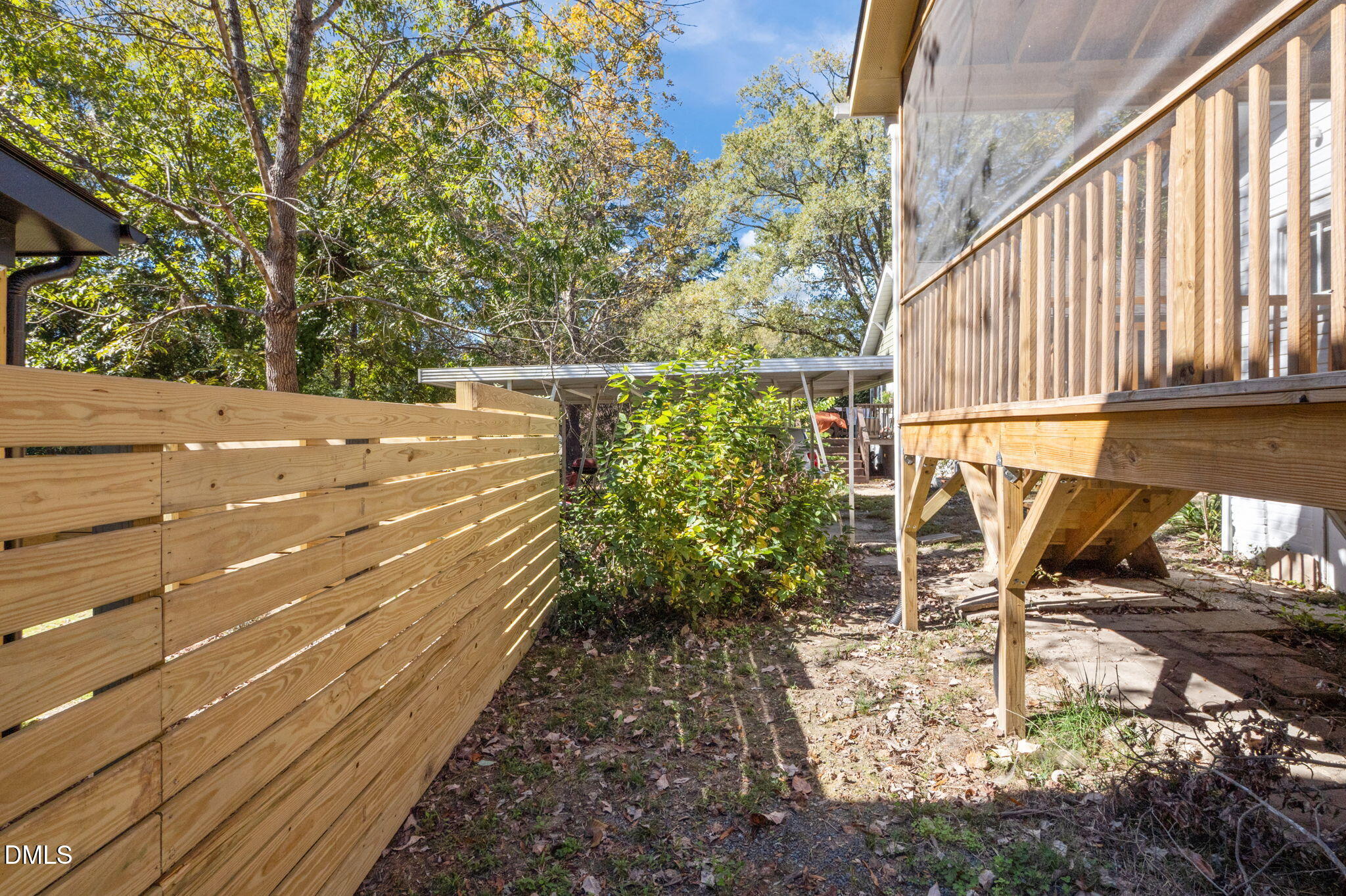 303 Clark Street Durham, NC 27701 - Photo 26 of 30 a view of balcony with wooden floor