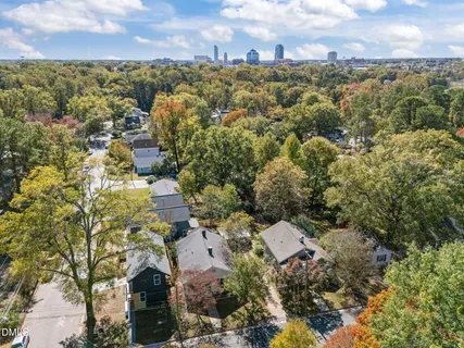 an aerial view of residential house with parking space