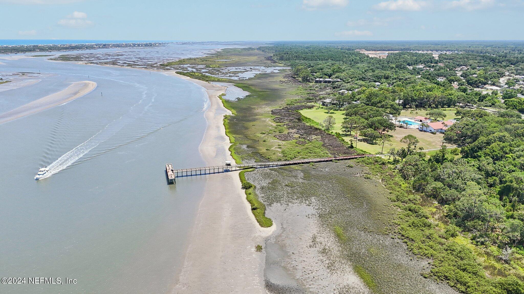 156 Cacique Drive St. Augustine, FL 32086 - Photo 58 of 68 an aerial view of residential houses with outdoor space
