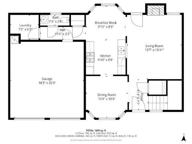 a picture of a floor plan