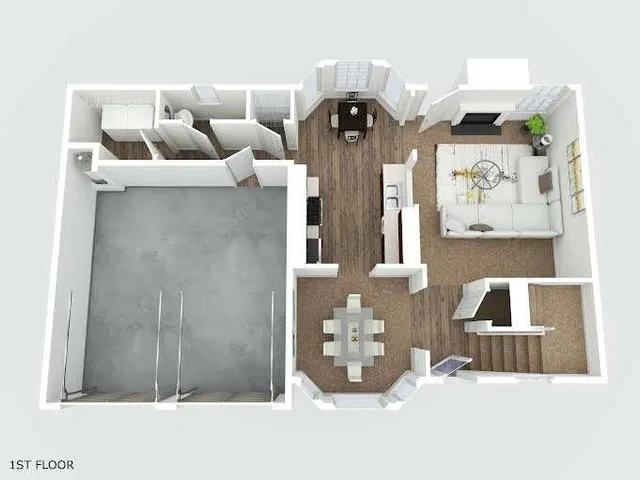 a close view of cabinet