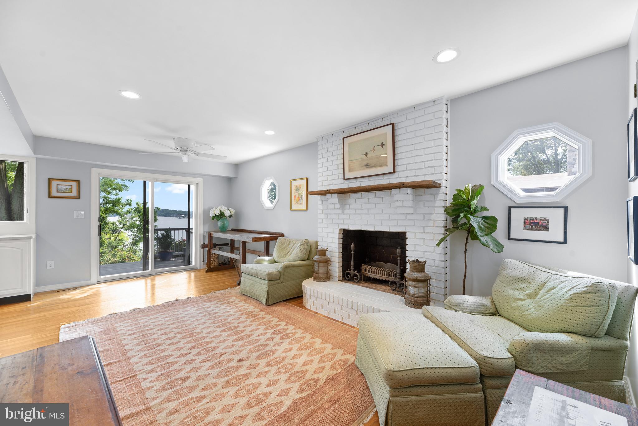 3071 Riverview Road Riva, MD 21140 - Photo 4 of 39 Sitting room with views of river & slider to deck