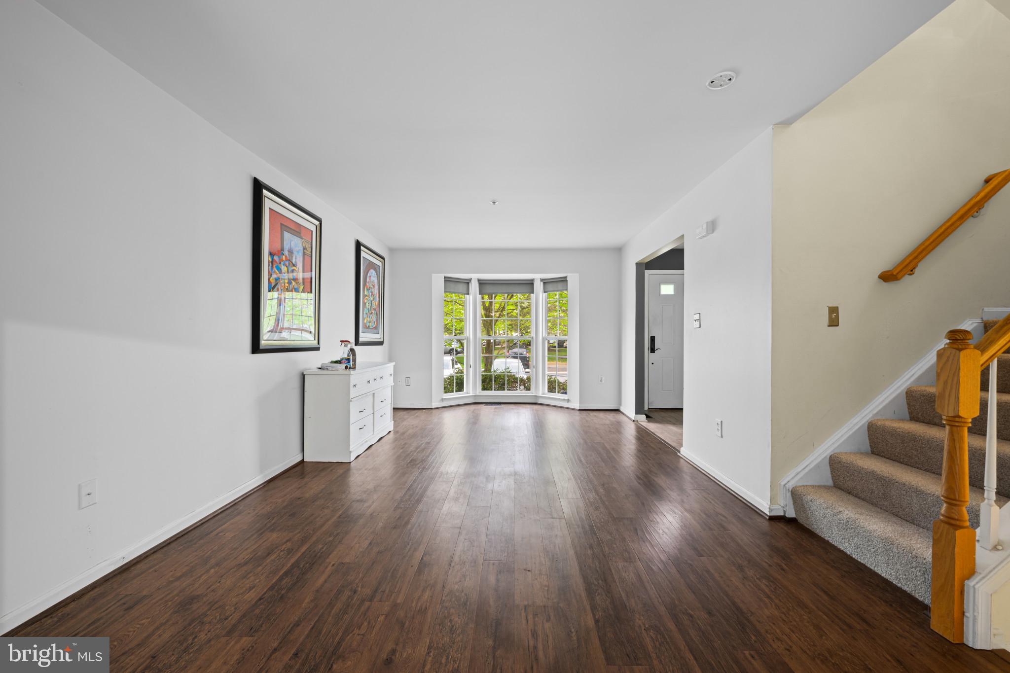 Bright and inviting entryway space.