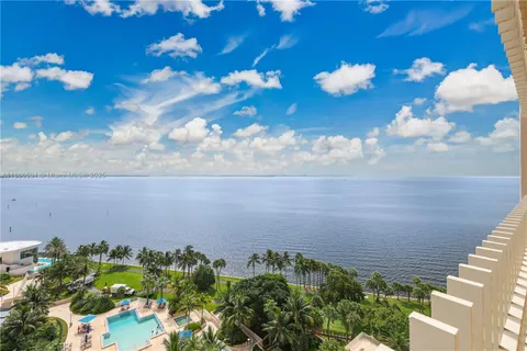 a view of a city with tall buildings