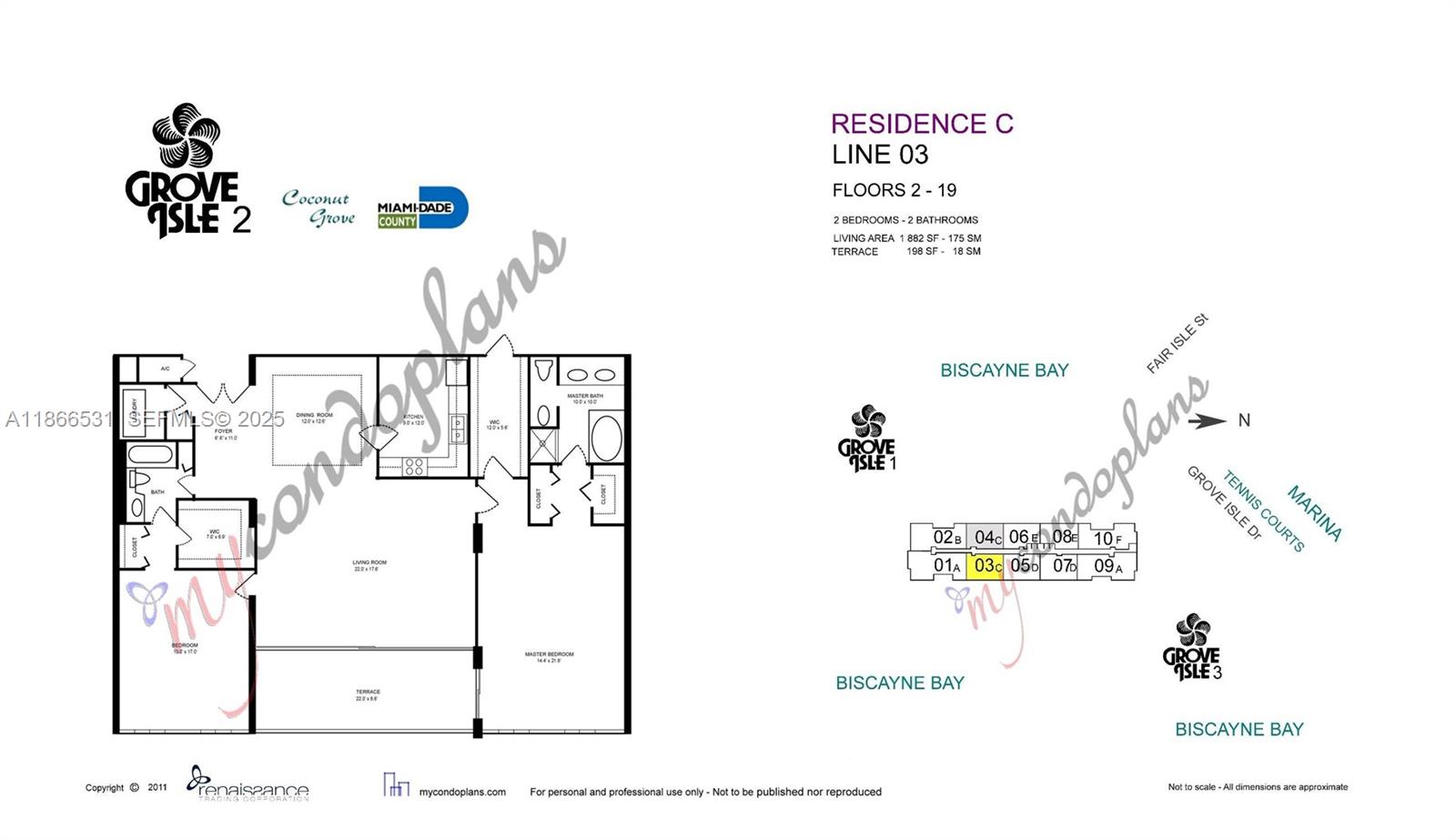 2 Grove Isle Drive, Unit B1603 Miami, FL 33133 - Photo 20 of 20 a picture of a room