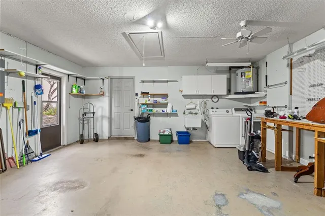 a view of a yard with plants