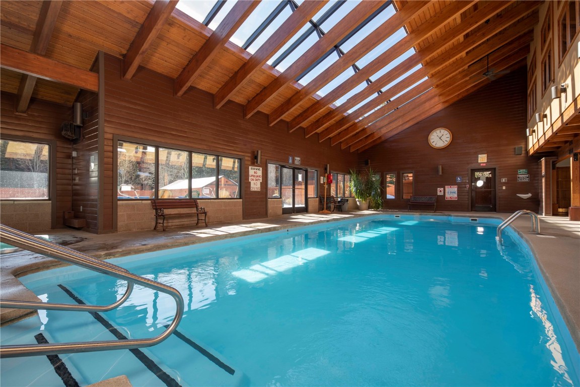 570 Bills Ranch Road, Unit 335 Frisco, CO 80443 - Photo 12 of 43 Well appointed clubhouse with an indoor pool, hot tub, sauna, fitness room, raquetball court and more!