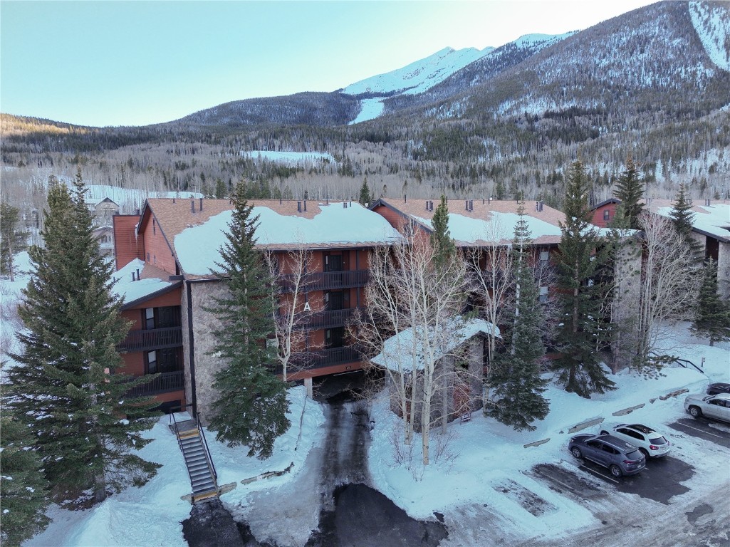 570 Bills Ranch Road, Unit 335 Frisco, CO 80443 - Photo 43 of 43 a view of a patio with furniture and a garden