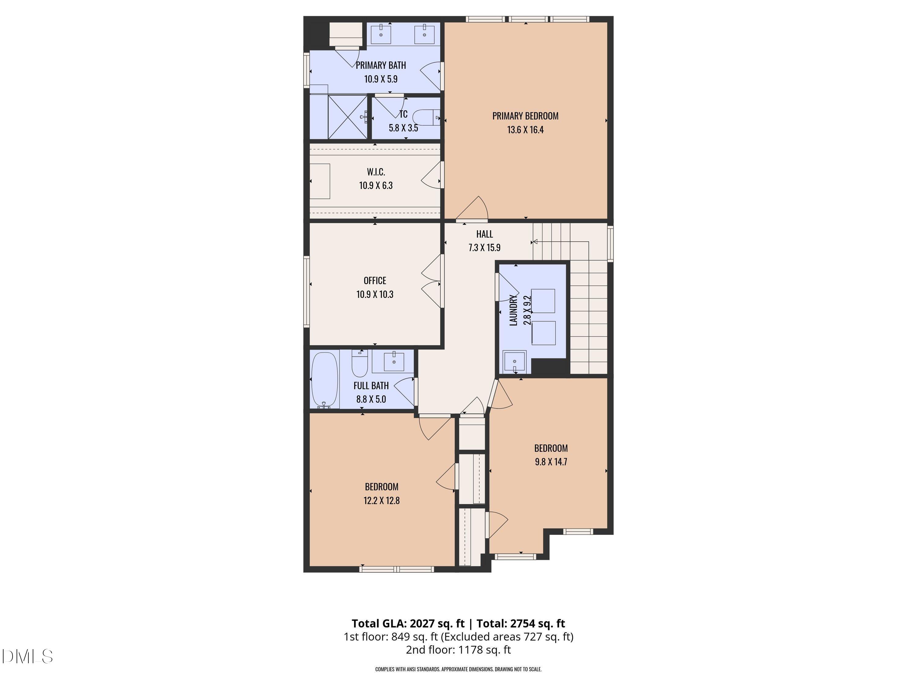 4028 Mount Moran Road Raleigh, NC 27616 - Photo 46 of 46 a picture of a floor plan