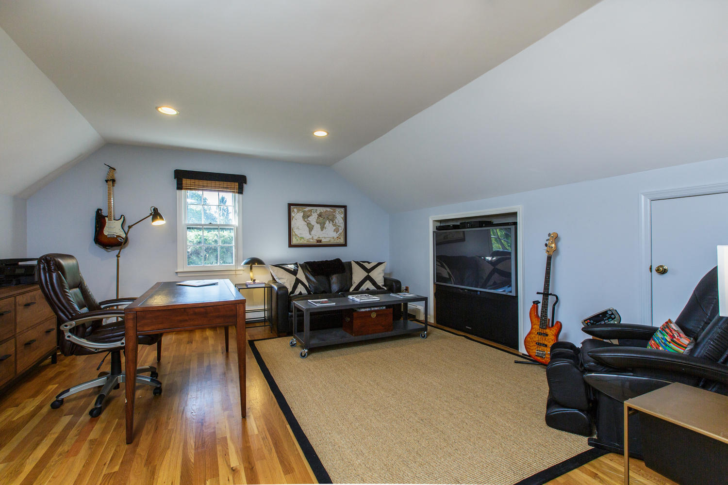 73 Talmadge Hill Road New Canaan, CT 06840 - Photo 16 of 37 a living room with furniture and a wooden floor
