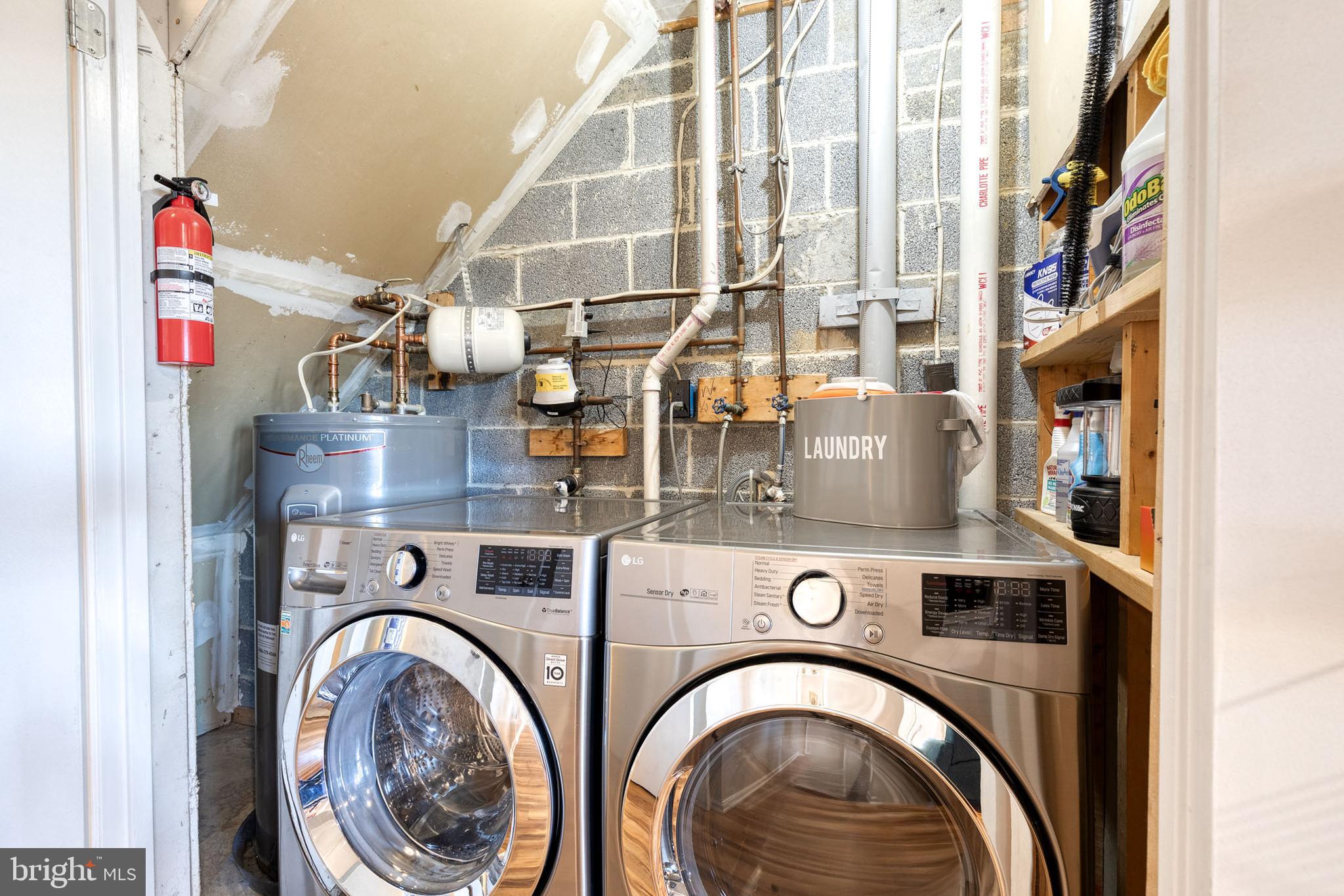 8743 Ruppert Court Ellicott City, MD 21043 - Photo 36 of 41 a utility room with dryer and washer