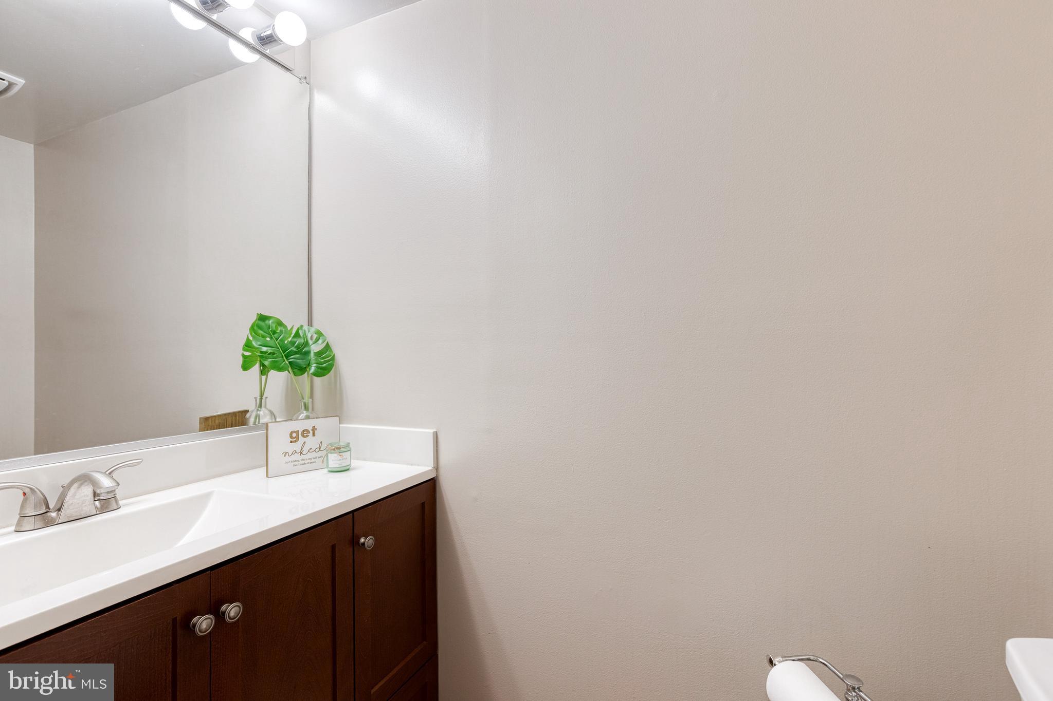 8743 Ruppert Court Ellicott City, MD 21043 - Photo 8 of 41 a bathroom with a sink and a mirror