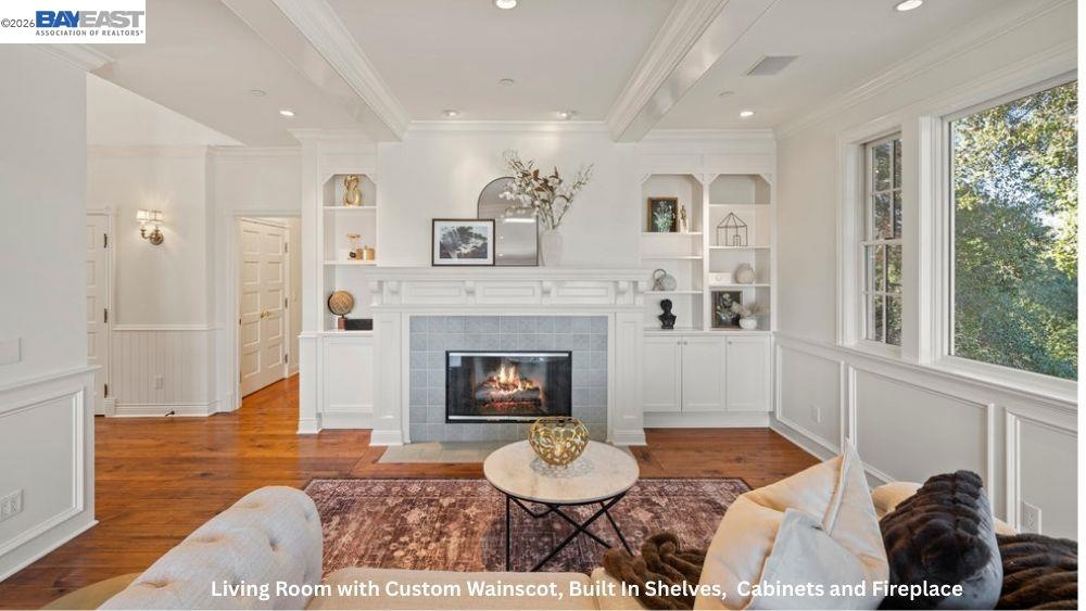 5280 Sheridan Road Sunol, CA 94586 - Photo 13 of 60 a living room with furniture and a fireplace