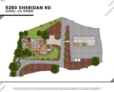 a aerial view of a house with a yard