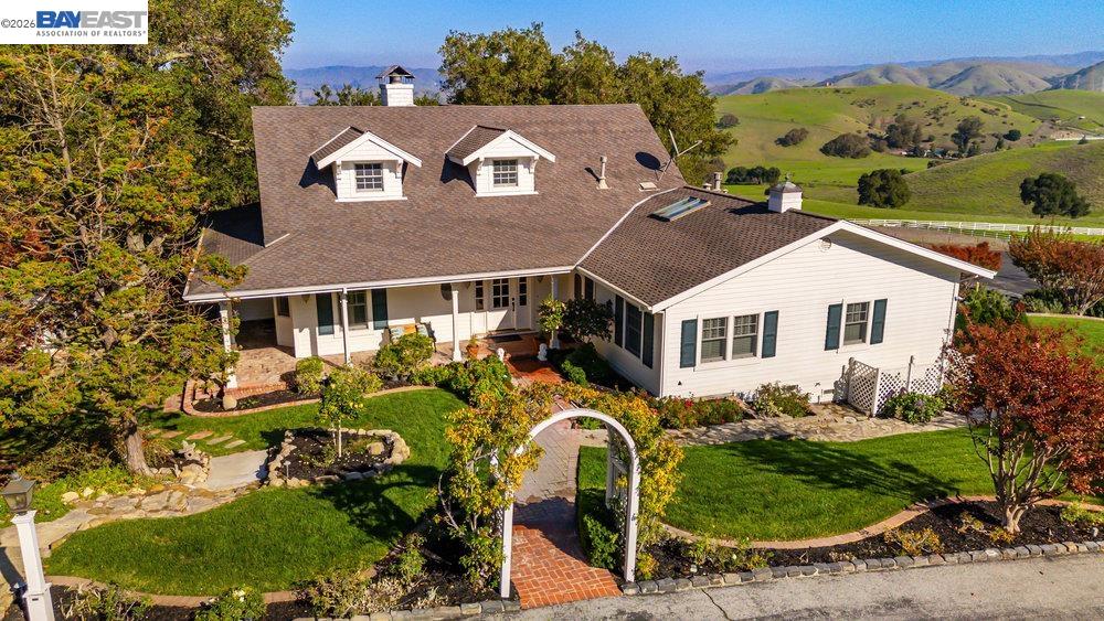 5280 Sheridan Road Sunol, CA 94586 - Photo 5 of 60 a aerial view of a house with a yard