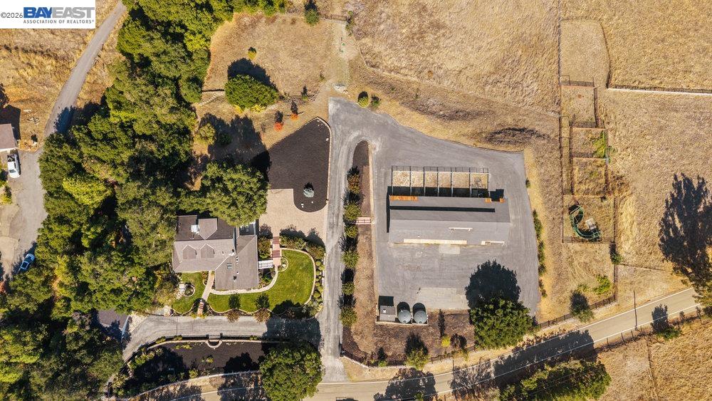 5280 Sheridan Road Sunol, CA 94586 - Photo 56 of 60 an aerial view of residential houses with outdoor space