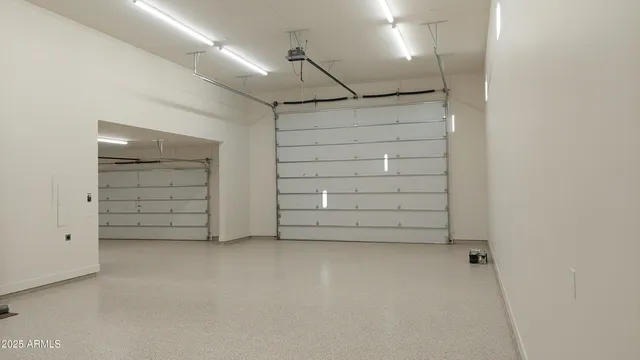 a view of an ocean & beach