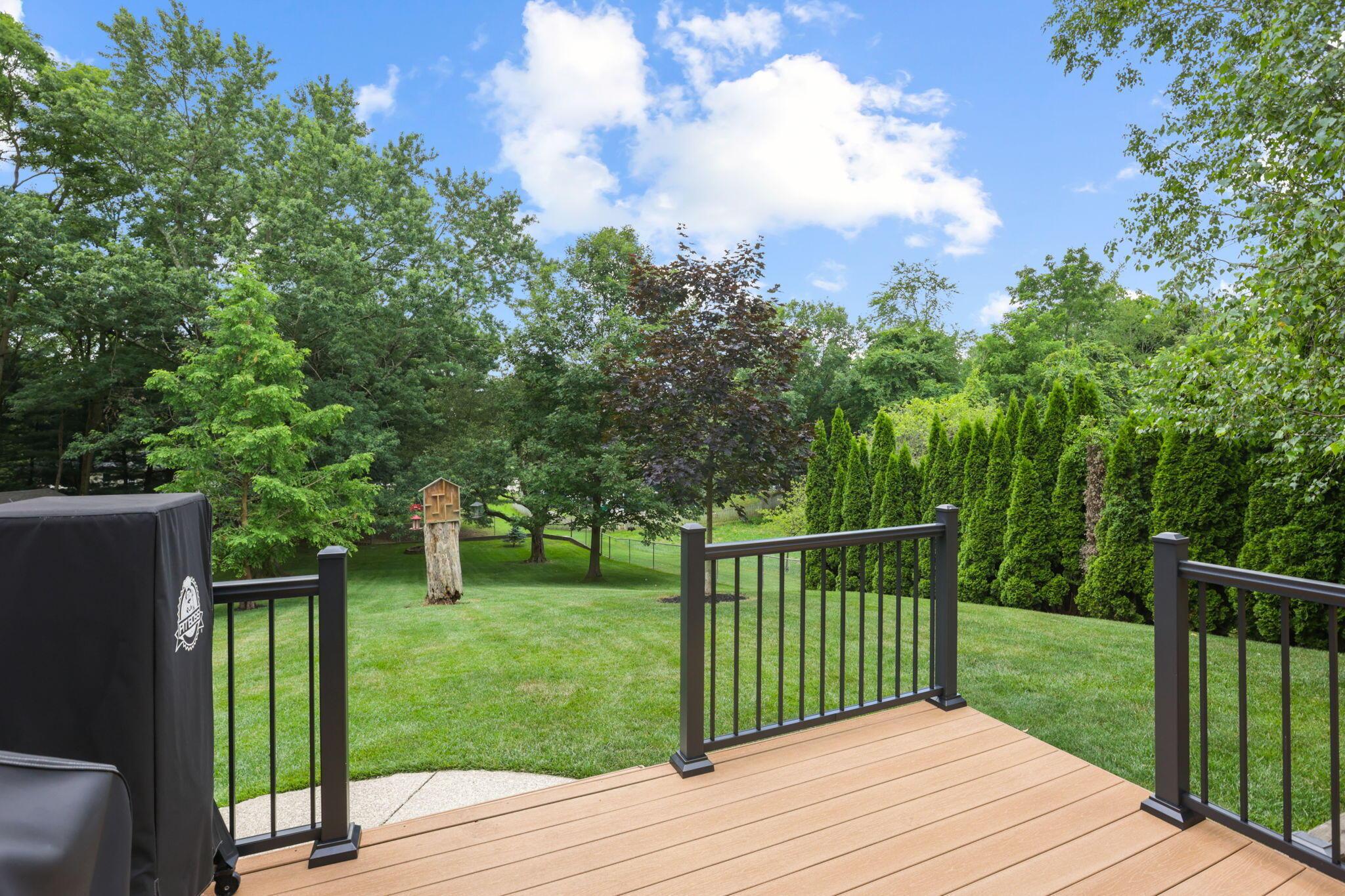 227 Middle Ground Road Southwest Pataskala, OH 43062 - Photo 64 of 83 Rear deck overlooking the beautiful backyard