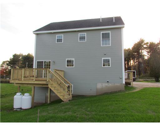 146 Brackett Road Gorham, ME 04038 - Photo 5 of 25 Exterior Back. View of sliding doors...