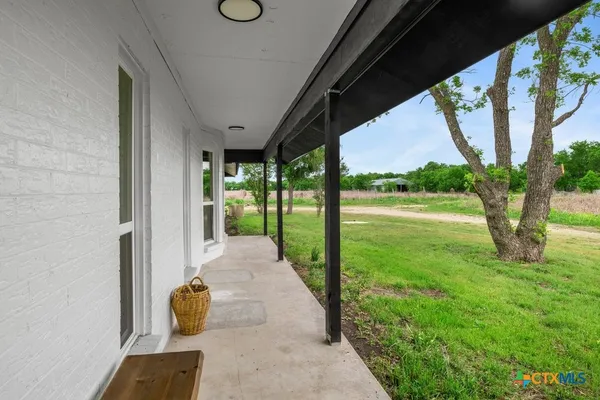 a view of swimming pool with garden
