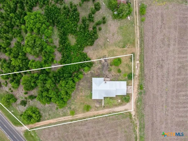 a view of a from a balcony