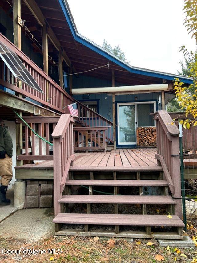 2000 Gold Cup Mountain Road Laclede, ID 83841 - Photo 19 of 21 Back Porch Steps