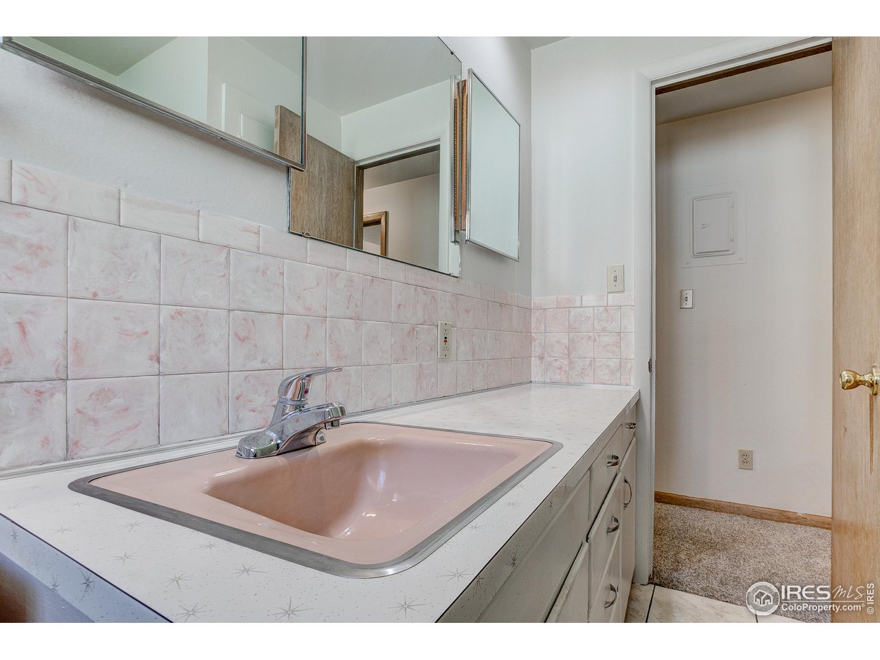 620 West Myrtle Street Fort Collins, CO 80521 - Photo 19 of 30 a bathroom with a sink shower and a mirror