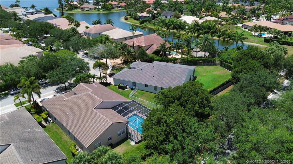 4513 Southwest 185th Avenue Miramar, FL 33029 - Photo 63 of 66 an aerial view of a house with outdoor space and lake view