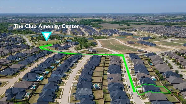 a view of a city with lots of trees