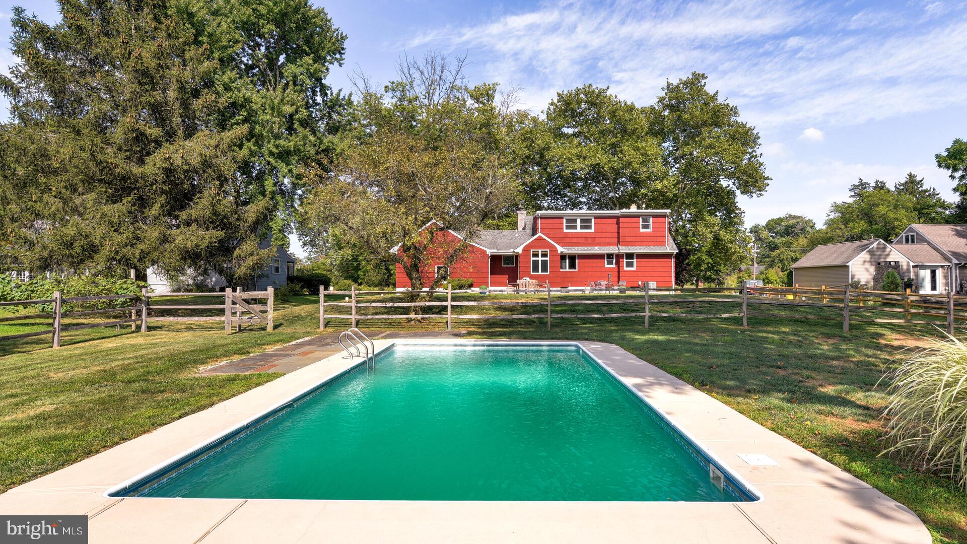 629 Scotch Road Pennington, NJ 08534 - Photo 51 of 55 Pool & Back of House