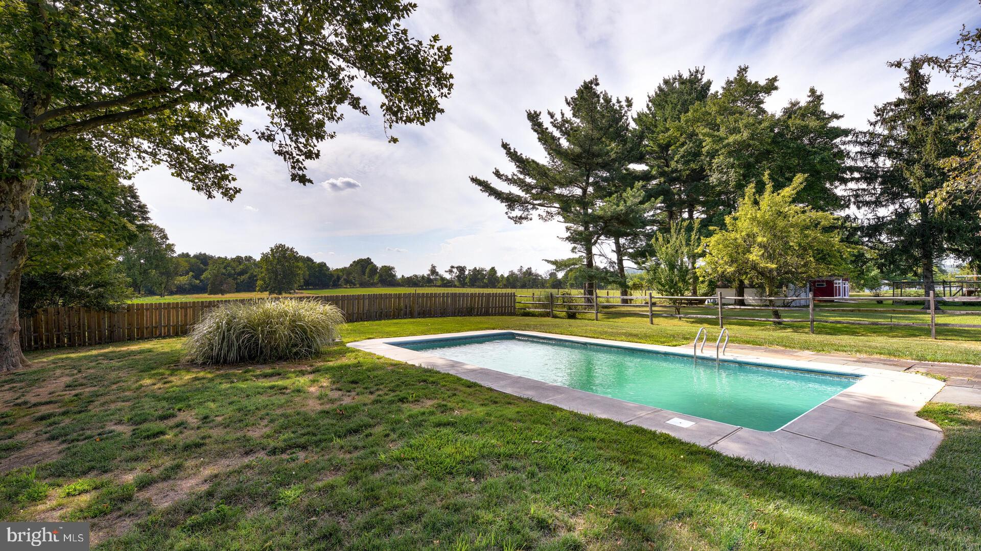 629 Scotch Road Pennington, NJ 08534 - Photo 53 of 55 Pool Area with Beautiful View