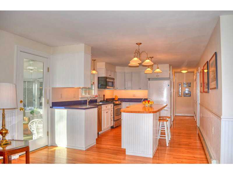 11 Anthony Road Barrington, RI 02806 - Photo 6 of 16 Kitchen. Eat in Chef s kitchen with Gas Stove, Bead Board and Island