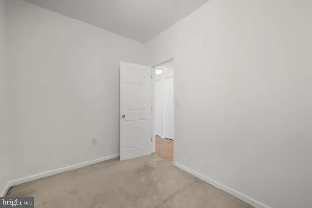 a view of an empty room