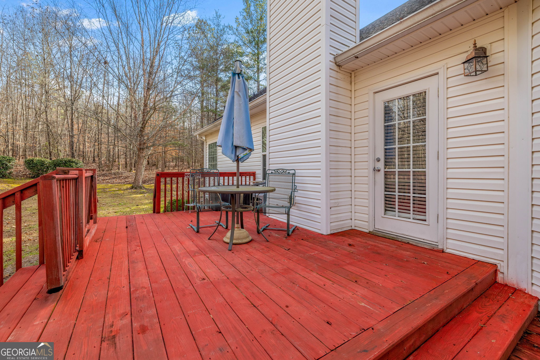 274 Hopes Circle Demorest, GA 30535 - Photo 32 of 53 a view of balcony with wooden floor and seating space